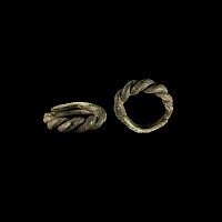 Viking Bronze Faux Twisted Ring