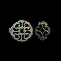 Roman Bronze Openwork Brooch Group