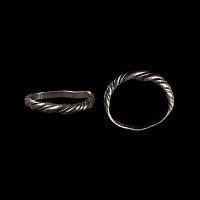 Viking Silver Faux Twisted Ring