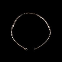 Merovingian Period Twisted Silver Bracelet