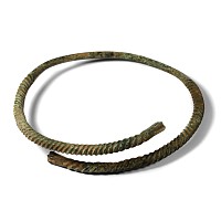 Pre-Viking Bronze Twisted Torc