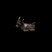 Gilt Silver Bull Statuette
