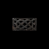 Anglo-Saxon Bronze Entwined Serpent Mount