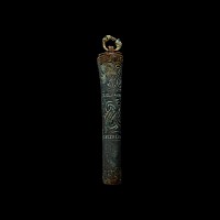 Viking Age Bronze Knife Handle