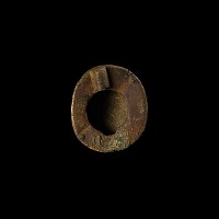 Viking Bronze Openwork Box Brooch with Silver Detailing