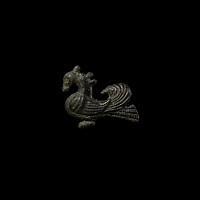 Viking Bronze Bird Brooch