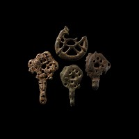 Viking Bronze Urnes Style Mount Collection
