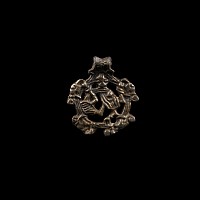 Viking Silver Gripping Beast Pendant