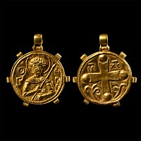 Gold Saint George Pendant