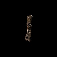 Viking Bronze Fenris Wolf Strap End