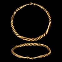 Viking Age Gold Twisted Bracelet