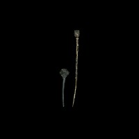 Saxon Bronze Dress Pin Group
