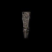 Anglo-Saxon Bronze Zoomorphic Strap End