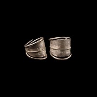 Viking Age Decorated Silver Coiled Ring