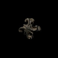 Viking Age Bronze Cross Mount