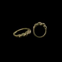 Viking Age Bronze Twisted Ring