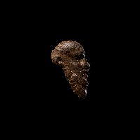 Roman Bronze Bearded Philosopher Mount