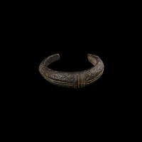 Viking Age Bronze Decorated Bracelet