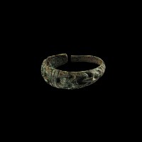 Viking Age Bronze Decorated Bracelet