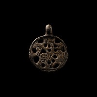 Viking Age Bronze Beast Pendant
