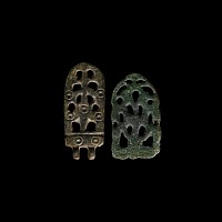 Viking Age Bronze Openwork Strap End Group