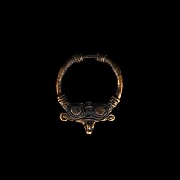 Viking Age Bronze Ring-Pin Brooch Ring