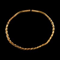 Viking Age Gold Twisted Bracelet