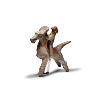 Greek Terracotta Votive Horse and Rider Figure