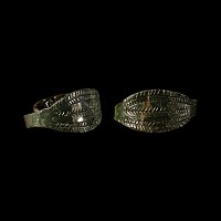 Viking Age Bronze Ring with Fern Design