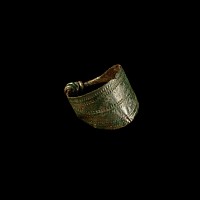 Viking Age Bronze Ring with Tremello Design