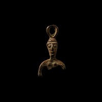 Viking Age Bronze Freya Pendant