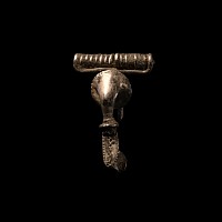 Roman Silver Trumpet Brooch