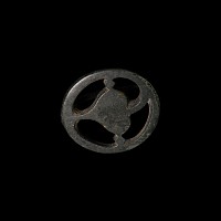 Roman Bronze Openwork Plate Brooch
