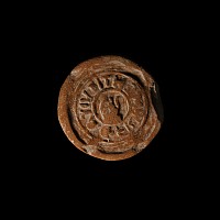 Byzantine Redware Bread Seal