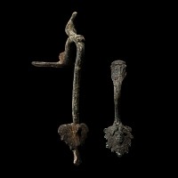 Roman Bronze Tankard Handle Group
