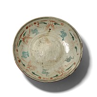 Chinese Glazed Ceramic Provincial Charger