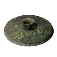 Roman Bronze Footed Platter