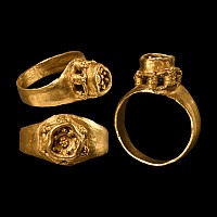 Byzantine Gold Architectural Ring