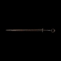 Roman Iron Dagger with Ring Pommel