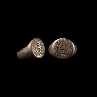 Medieval Silver Ring with Lis Motif