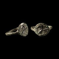 Hellenistic Bronze Ring with Horse Motif