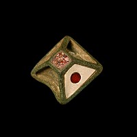 Saxon Bronze Sword Scabbard Pyramid Mount