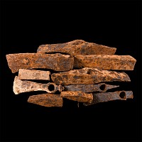 Viking Age And Later Iron Axehead Group