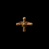 Byzantine Gold Ring with Cross