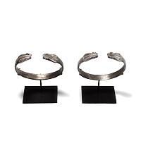 Thracian Silver Bracelet Pair
