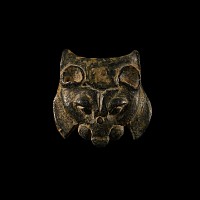 Greek Zoomorphic Bronze Hydria Handle Attachment