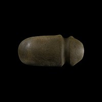 Large Prehispanic Grooved Polished Stone Axehead