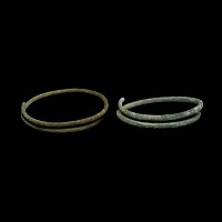 Bronze Age Large Bronze Bracelet Pair
