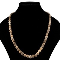 Natural History - Woolly Mammoth Bone Bead Necklace String