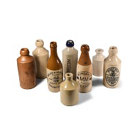 Post Medieval Stoneware Bottle Group